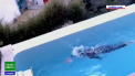 Un spaniol e campion la triatlon si a reusit sa incheie acasa cea mai grea cursa din lume - VIDEO