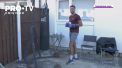 Un duel cu sine insusi! Pugilistul Sam Maxwell si-a tras un pumn peste fata in timp ce se antrena de unul singur acasa