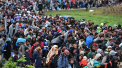 Violente, foc si coronavirus pentru taberele de migranti din Grecia. Noi violente erup pe fondul mortii unei migrante