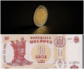 BNM pune de astazi in circulatie moneda de 10 lei, dedicata zilei Drapelului de Stat. Cum arata aceasta si ce se va intampla cu bancnotele de 10 lei - GALERIE FOTO