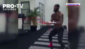 Aflat in carantina, starul formatiei americane de baschet Los Angeles Lakers, LeBron James, nu renunta la antrenamente - VIDEO