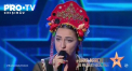Seara fara noroc la Romanii au talent pentru moldoveanca, Dana Marchitan. Aceasta a interpretat un cantec in limba rusa, insa prestatia ei nu a fost pe placul juratilor - VIDEO 