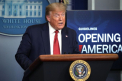 Donald Trump, despre injectiile cu dezinfectant: ”Am fost sarcastic cu reporterii”