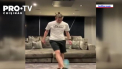  Galezul de la Real Madrid, Gareth Bale, a reprodus in sufrageria sa golul din foarfeca executat in finala competitiei continentale din 2018 - VIDEO
