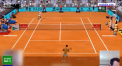 Turneul virtual de tenis, Madrid Open, decurge mult mai rapid decat competitia reala. Dupa a doua zi deja s-a decis cine vor fi tenismenii care vor juca in faza sferturilor de finala - VIDEO