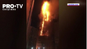 Un incendiu puternic a mistuit un zgarie-nori la Dubai. Sute de persoane au fost evacuate, iar 9 au fost ranite - VIDEO