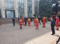 Medicii si asistentii romani se intorc acasa! In fata Guvernului, autoritatile au organizat o ceremonie festiva de incheiere a misiunii medicale si le-au urat "Drum bun" - GALERIE FOTO