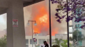 Explozie in Los Angeles. Cel putin 10 pompieri sunt raniti si mai multe cladiri arse - VIDEO