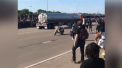 Un camion cisterna a trecut prin multime in timpul unui protest din Minneapolis - VIDEO 