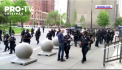 Un nou incident in care este implicata politia, trezeste revolta si indignare in SUA. Doi politisti din New York, au fost suspendati dupa ce a fost publicat un video in care apar trantind la pamant un barbat de 75 de ani - VIDEO