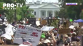 Zeci de mii de oameni s-au adunat la Washington, la cea mai mare manifestatie de la inceputul protestelor dupa moartea lui George Floyd - VIDEO