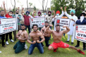 Protest cu forta in India. Mai multi bodybuilderi au cerut sa fie redeschise salile de sport pentru a se putea antrena - VIDEO