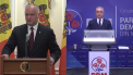La un an de la disparitia lui Plahotniuc, Dodon ii copiaza deprinderile. Seful statului vorbeste, de la resedinta sa, din numele Guvernului si al Parlamentului, la fel cum fostul lider PD anunta tot ce are de facut Executivul de la sediul PD - VIDEO