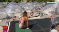 Dupa luni intregi de stat in casa, din cauza pandemiei, un grup de femei din Canada au gasit o solutie ingenioasa pentru a practica yoga - VIDEO