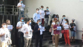 PAS a organizat un flashmob la CSM: "Dodon - promotorul judecatorilor corupti" - VIDEO