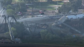 Un pod s-a prabusit partial, dupa un accident feroviar produs in SUA - VIDEO