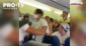 A fost bataie generala la bordul unui avion cu destinatia Ibiza. Doi pasageri englezi care au refuzat sa poarte mastile de protectie impotriva Covid-19 au provocat un scandal monstru - VIDEO