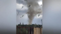 Imagini impresionante. Tornada in apropierea unui templu budist vechi de peste 500 de ani - VIDEO