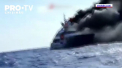 Imagini dramatice au fost filmate in Marea Mediterana, langa insula Sardinia. Un iaht lung de 50 de metri a luat foc si a inceput sa arda ca o torta - VIDEO