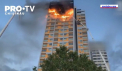 Un incendiu violent a distrus aseara ultimele etaje ale unui bloc din Madrid - VIDEO