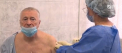 Momentul in care deputatul rus Vladimir Jirinovskii este vaccinat impotriva coronavirusului - VIDEO