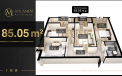Vrei sa traiesti in centrul Chisinaului? Poti avea 10%* reducere la apartament de 85 m2 in MilaniN Residence!