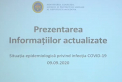 LIVE. Prezentarea informatiilor actualizate a situatiei epidemiologice privind infectia COVID-19