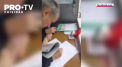 Reactia staff-ului lui Igor Dodon, dupa ce zeci de oameni au fost surprinsi cum stau in rand ca sa primeasca ajutoare umanitare, insotite de pliante ale candidatului Igor Dodon - VIDEO