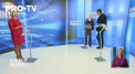 „Noi si doctorii nu ne suparam pe domnul Usatai". Cum comenteaza staff-ul lui Igor Dodon faptul ca Renato Usatii a adus in studioul dezbaterilor PRO TV o macheta cu chipul candidatului independent - VIDEO