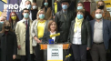 In fata sediului partidului, cu echipa sa in spate, Maia Sandu a facut totalurile campaniei. Candidata PAS a vorbit si despre o posibila fraudare a alegerilor, spunand ca in spate ar sta Igor Dodon - VIDEO