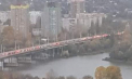 Convoi de masini surprins pe podul ce leaga Rabnita cu Rezina - FOTO 