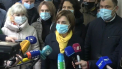 Candidata PAS, Maia Sandu, voteaza - VIDEO