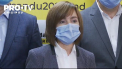 Dupa ce a fost clar ca a invins, Maia Sandu le-a multumit alegatorilor sai, dar si candidatilor care au anuntat deja ca o vor sustine in turul doi - VIDEO