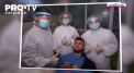Zambeste larg si nu mai este complexat din cauza infatisarii. Un tanar de 22 de ani, diagnosticat cu tumoare la mandibula, s-a recuperat complet dupa ce a suferit o operatie, acum trei ani - VIDEO 