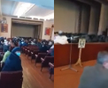 Agitatie electorala in ziua tacerii. La Floresti, reprezentantii PSRM ar fi organizat o sedinta cu alegatorii: "Pe scena sunt sacose negre" - VIDEO