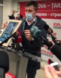 Dorin Chirtoaca - la sediul PSRM - VIDEO 