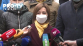 Declaratiile Maiei Sandu, dupa ce a votat. Ce urmeaza sa faca astazi: "Nu va lasati folositi in schemele de fraudare a alegerilor" - VIDEO 