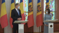 Declaratiile facute de Maia Sandu si Klaus Iohannis dupa vizita oficiala de la Chisinau: cei doi presedinti au semnat o declaratie comuna - VIDEO