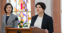 Natalia Gavrilita si-a prezentat cabinetul de ministri pe care ar urma sa-l prezinte saptamana viitoare in Parlament. Cei mai multi dintre ei sunt membri ai fostului Guvern condus de Maia Sandu - VIDEO