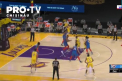 Los Angeles Lakers, clubul de baschet care a cucerit de 17 ori titlu de campioana al NBA, s-a chinuit aseara, pe propria arena, in compania celor de la Oklahoma City Thunder - VIDEO 