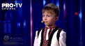Vlad Ciobanu, care i-a induiosat pe jurati in sezonul 10 cu poezia sa patriotica, a revenit pe scena Romanii au Talent - VIDEO