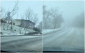 Iarna in toata regula, la Ungheni. Ninge puternic: stratul de zapada se asterne pe pamant - VIDEO
