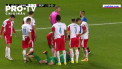 Meci cu scantei in Europa League intre Glasgow Rangers si Slavia Praga. Portarul echipei cehe a fost lovit de un adversar si a ajuns la spital - VIDEO