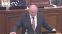 Replici acide in Parlament in timp ce se examina instituirea starii de urgenta. Vasile Bolea: "S-au adunat aici niste „jlobi ....” - VIDEO