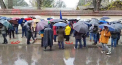 Protest in fata Curtii Constitutionale unde se examineaza sesizarile privind demisia Domnicai Manole si numirea unui nou judecator - VIDEO/GALERIE FOTO