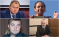 Stefan Gligor de la Partidul Schimbarii, Svetlana Chesari de la Partidul Noua Optiune Istorica, Veaceslav Platon - reprezentantul unicului candidat independent si Igor Cujba de la POM - la dezbaterile electorale “Te votezi la PRO TV"