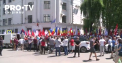 Vezi cum a avut loc protestul organizat de simpatizantii BECS in fata Curtii Supreme de Justitie: "Daca vor fi provocatori, se vor scalda in Nistru” - VIDEO