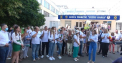 Momentul in care Maia Sandu este intampinata cu aplauze, dupa ce iese din sectia de votare - VIDEO