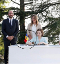 Drapelul Moldovei - pus gresit la intrevederea Maia Sandu la Batumi. Ce spune Presedintia - FOTO/VIDEO