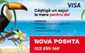 Nova Poshta Moldova si Visa organizeaza o promotie comuna cu extragerea a 3 vacante la mare